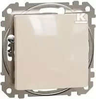 Schneider Electric SCHNEIDERE Vienpolis jungiklis Schneider Sedna Design SDD112101 smėlio spalvos dizainas ir elementai