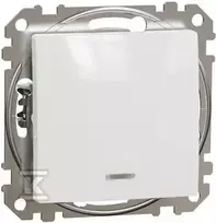 Schneider Electric SCHNEIDERE Schneider Sedna Design SDD111107L kryžminė jungtis su foniniu apšvietimu baltu dizainu ir elementais