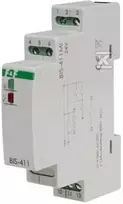 Bistabili relė F&F BIS-411M-LED-24V 16A 1NO 9-30V AC/DC LED su kontaktų padėties atmintimi DIN bėgiui