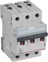 Legrand miniatiūrinis grandinės pertraukiklis S303 D32 TX3 32A 6kA 403758