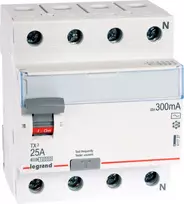 Legrand diferencinis srovės perjungiklis 4P 25A 0.3A AC P304 - 411727