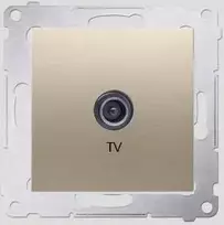 Kontakt-Simon SIMON54 antenos lizdas TV galutinis aukso - DAK1.01 / 44