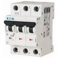 Eaton grandinės pertraukiklis FAZ-C3/3 3P C 3A 15kA AC 278863