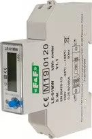 F&F 1-fazės elektros skaitiklis 5 / 45A 230V su S-01 būgno ekranu
