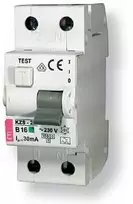 Eti-Polam Liekamosios srovės pertraukiklis KZS-2M 2P 25A C 0.03A tipas AC - 002173126
