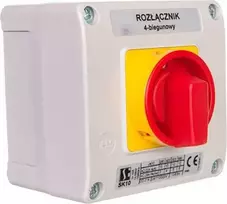 Spamel Camm link 0-1 7P 10A OB11 korpuse su geltona (raudona) užrakto galvute (SK10- 4.8240OB11ZC)