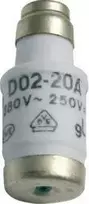 Hager WKŁ.BEZP.D0 D02/E18 20A 400V GL/GG