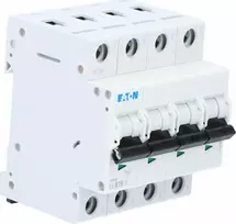 Eaton miniatiūrinis grandinės pertraukiklis 4P B 16A 6kA AC PL6-B16 / 4 166494
