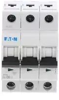 Eaton F&F Grandinės pertraukiklis 3P C 6A 6kA AC PL6-C6/3 286598