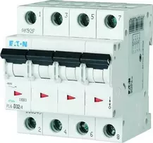 Eaton Grandinės pertraukiklis 4P C 32A 6kA AC PL6-C32/4 166526