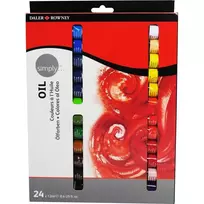 Daler Rowney Aliejinių dažų rinkinys Simpy 24x12ml