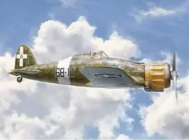 Italeri Macchi C.200 Saetta 1/48 plastikinis lėktuvo modelio rinkinys