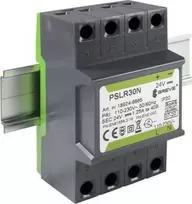 BREVE Perjungiamas maitinimo šaltinis PSLR 30 230VAC/24VDC 1,25A /skirtas TH bėgiui/ 18924-9985