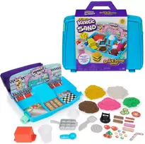 Spin Master Kinetic Sand Rinkinys Lagaminas Grilis N'Scoop Diner