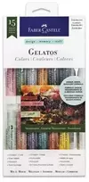 *Akvarelinė kreida Faber-Castell ,15vnt, įvairių spalvų