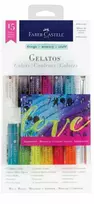 *Akvarelinė kreida Faber-Castell, 15vnt, įvairių spalvų