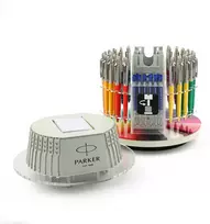 *Tušinukas Parker Jotter Originals 70s, CT Medium Mėlyna, įvairių spalvų
