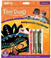Dažai-kreidelės veidui Amos Festival Masquerade-Advanture rinkinys