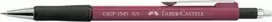Automatinis pieštukas Faber-Castell 1345, 0.5mm metalizuotos raudonos spalvos