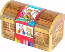 Flomasteriai Faber-Castell, lobių dėžutė, 33 spalvos