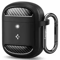 Spigen Rugged Armor apsauginis dėklas, skirtas Google Pixel Buds Pro 2, juodos spalvos