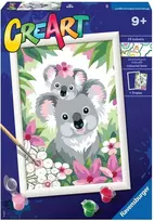 Ravensburger CreArt spalvinimo knygelė vaikams Mielos koalos