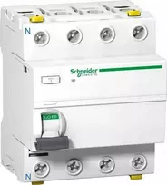 Schneider Electric Liekamosios srovės grandinės pertraukiklis IID 4p 40A 100mA tipas A A9Z83440