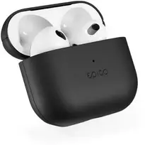 Epico Leather dėklas Airpods 4 - Juodas