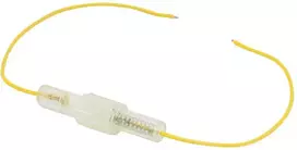 4021# Saugiklio lizdas 30 mm su laidu, geltonas 0,75 (pl)