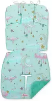 Bobono Dviejų pusių vežimėlio įdėklas mėtinės spalvos su mėnuliais