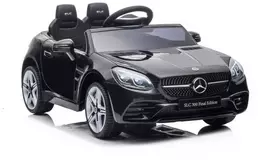 Lean Cars Dvivietis elektromobilis vaikams Mercedes SLC 300, juodas
