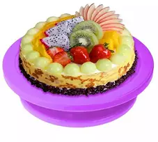 ATL Lėkštė tortams dekoruoti AG649F, violetinė, 27,5 cm