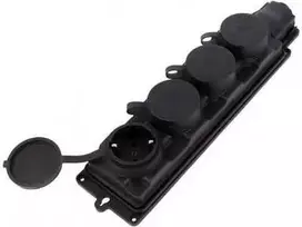 Kištukinis lizdas Pawbol D.3159/4-S (16A, 250V, IP44)