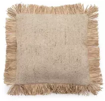 Bazaar Pagalvės užvalkalas, Raffia Flores, 40x40 cm, Natūralus