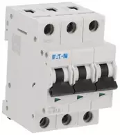 Eaton 278883 Grandinės pertraukiklis 3P D 1.6A 15kA AC FAZ-D1.6/3 278883