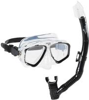 Speedo adventure mask + snorkel set juoda