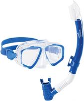 Speedo adventure mask + snorkel set junior mėlyna