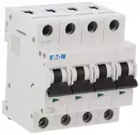 Eaton 279074 Grandinės pertraukiklis 4P D 3A 15kA AC FAZ-D3/4 279074