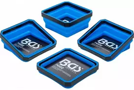 Bgs Technic Magnetinių indų rinkinys | Silikonas | lanksčios | 4 vnt. (74502B)