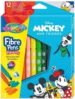 Flomasteriai Disney Mickey and Friends, 12 spalvų