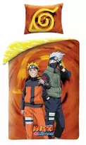 Patalynės komplektas MCU Patalynė bawełniana 140x200 Naruto ruda geltona poszewka 70x90 Kids 13 Halantex