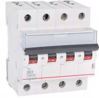 Legrand grandinės pertraukiklis S304 4P B 63A 6kA AC - 403423