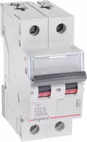 Legrand Jungiklis 2P C 0.5A 6kA AC S302 TX3 (403519)