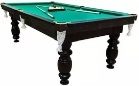 B Sport Rusiško biliardo stalas Elegant 10' pėdų (315x175cm) žalias audinys, su komplektacija