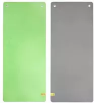 MFK08 Žalias-Juodas CLUB FITNESS KILIMAS SU KIUGĖMIS 140*60CM EVA 15MM HMS PREMIUM