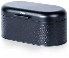 Vilde Metalinis duonos dėžė 34x20x15 cm Juoda