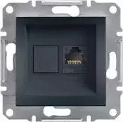 Schneider Electric Asfora katinas. 6 UTP kompiuterio lizdas, be antracito rėmelio (EPH4700171)