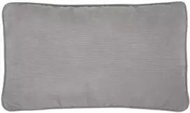 Myhome Dekoratyvinis pagalvės užvalkalas Corduroy Pilkas 30 x 50 cm MANO NAMAI