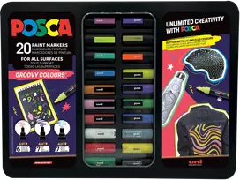 „Posca“ – „Metalinės skardos puošnios spalvos“ – (401536)