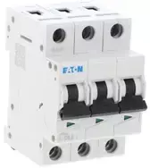 Eaton 278880 Grandinės pertraukiklis 3P D 0.5A 15kA AC FAZ-D0.5/3 278880